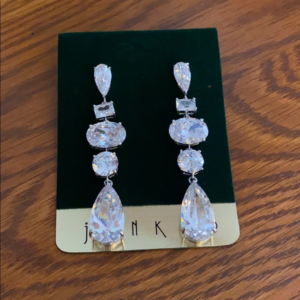 Diamond Dangle Earrings